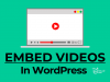 How to Embed Videos in WordPress Blog Posts, Is It Easy? | Step-by-Step | 2022 Guide