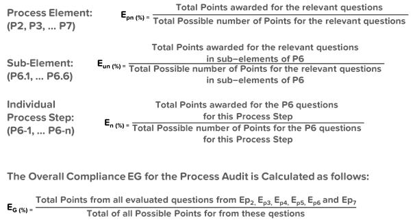 VDA 6.3 Process Audit Sub Elements of P6