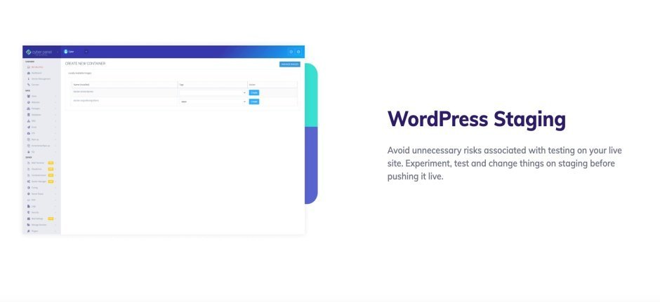CyberPanel WordPress Staging