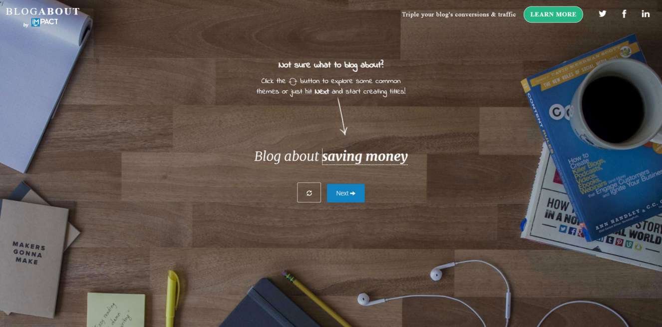 impact blog title generator