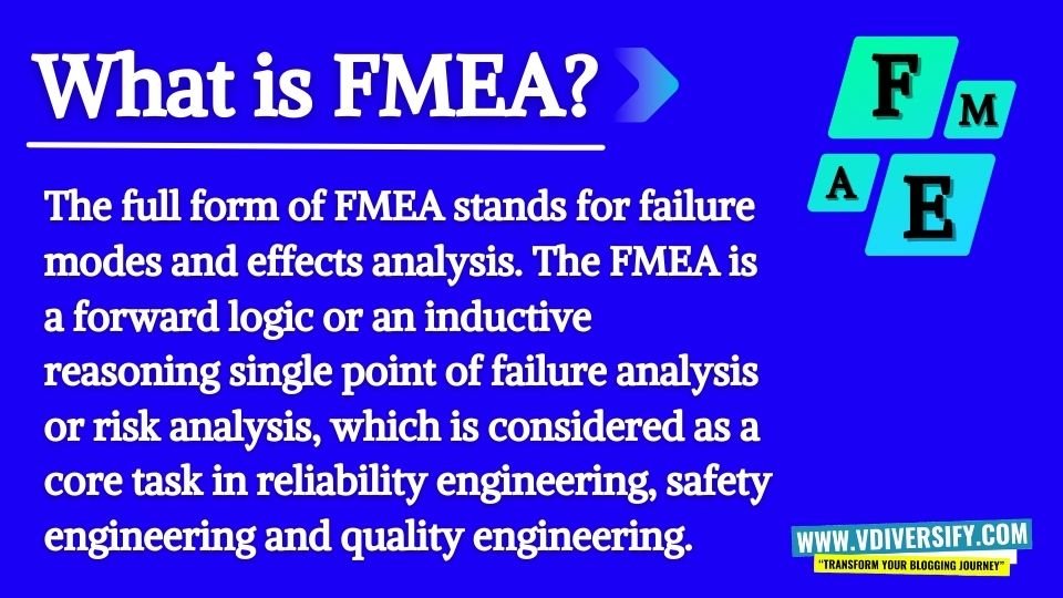 What is FMEA