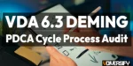 VDA 6.3 Deming PDCA Cycle How It Applies to Process Auditing [2026]