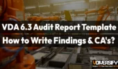 VDA 6.3 Audit Report Template: How to Write Findings and Corrective Actions [2026]