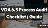 VDA 6.3 Process Audit Checklist Complete Guide for Beginners [2026]