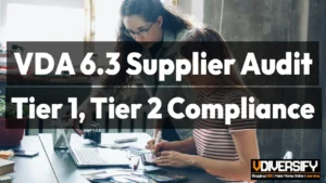 VDA 6.3 Supplier Audit How Tier 1 and Tier 2 Suppliers Comply [2026]