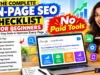 The Complete On-Page SEO Checklist for Beginners