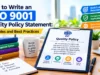 How to Write an ISO 9001 Quality Policy Statement: Examples and Best Practices